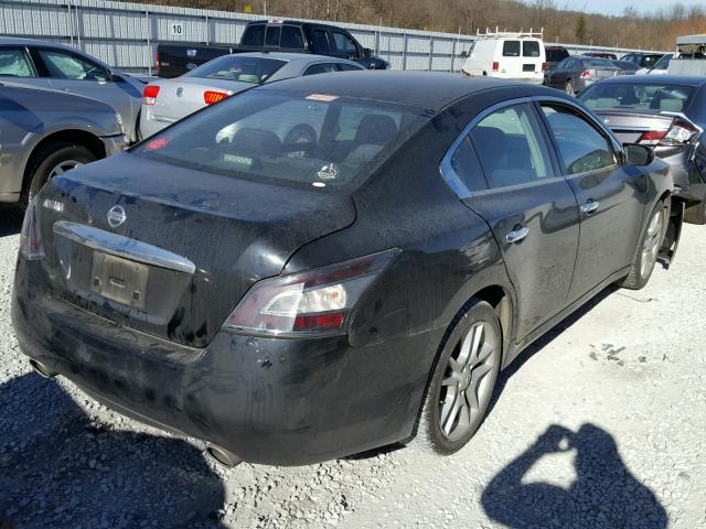 1N4AA5AP3CC839031 - 2012 NISSAN MAXIMA S BLACK photo 4