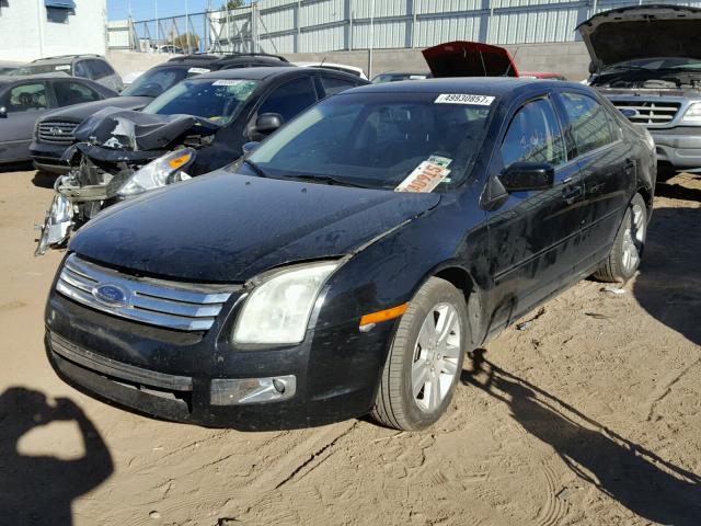 3FAHP08148R175719 - 2008 FORD FUSION SEL BLACK photo 2