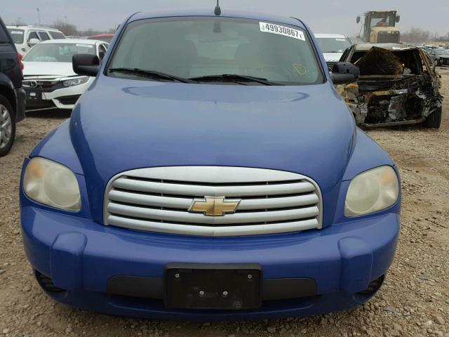 3GNCA13B69S523002 - 2009 CHEVROLET HHR LS BLUE photo 9