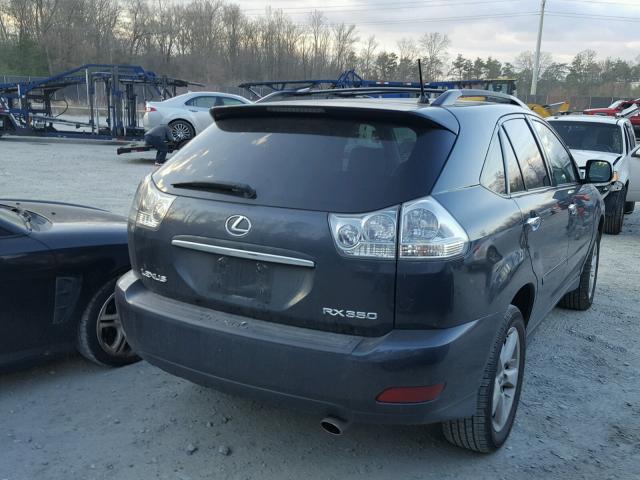 2T2HK31U99C117056 - 2009 LEXUS RX 350 GRAY photo 4