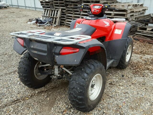 1HFTE3304D4801708 - 2013 HONDA TRX680 FA RED photo 4