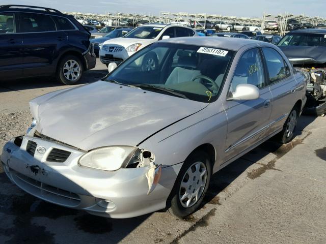 KMHJF35F5YU010850 - 2000 HYUNDAI ELANTRA GL SILVER photo 2