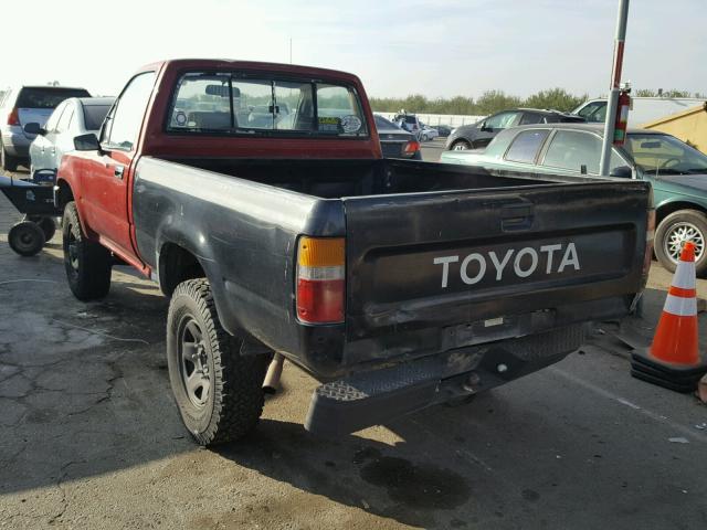 4TARN01PXPZ085516 - 1993 TOYOTA PICKUP 1/2 TWO TONE photo 3