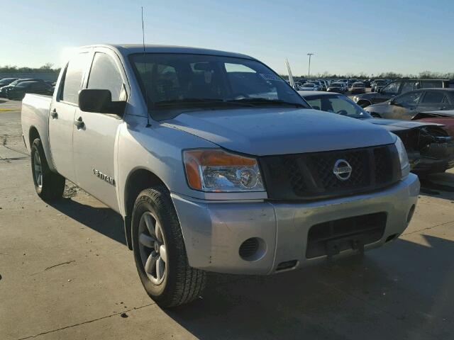 1N6BA0EK3AN317532 - 2010 NISSAN TITAN XE SILVER photo 1