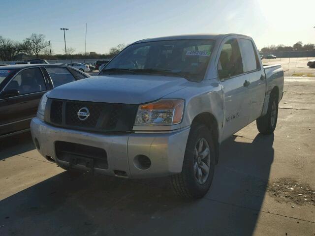 1N6BA0EK3AN317532 - 2010 NISSAN TITAN XE SILVER photo 2