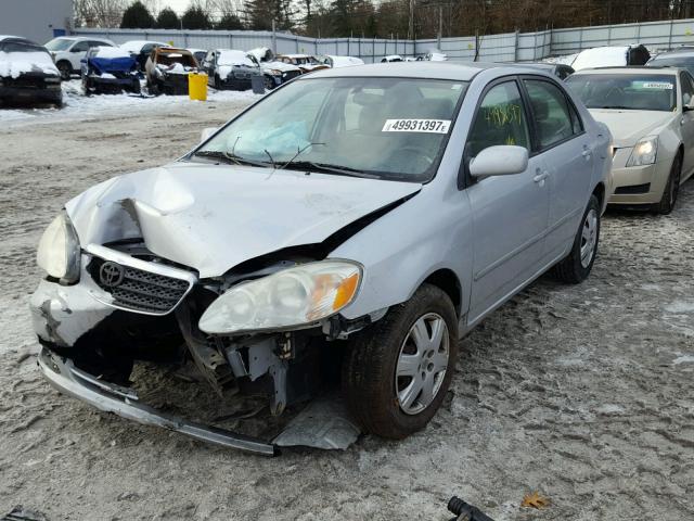 2T1BR32E55C551210 - 2005 TOYOTA COROLLA CE GRAY photo 2