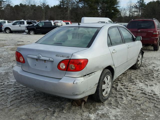 2T1BR32E55C551210 - 2005 TOYOTA COROLLA CE GRAY photo 4