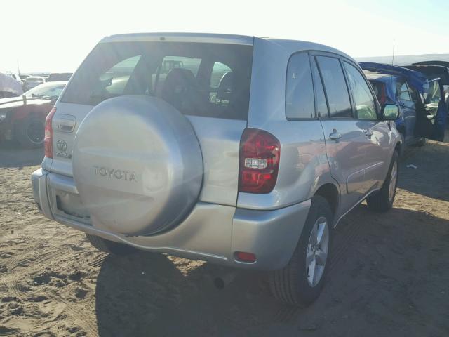 JTEGD20V840021948 - 2004 TOYOTA RAV4 SILVER photo 4