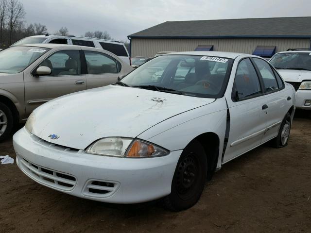 1G1JC524627205754 - 2002 CHEVROLET CAVALIER B WHITE photo 2