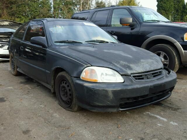 1HGEJ6222VL092059 - 1997 HONDA CIVIC DX BLACK photo 1