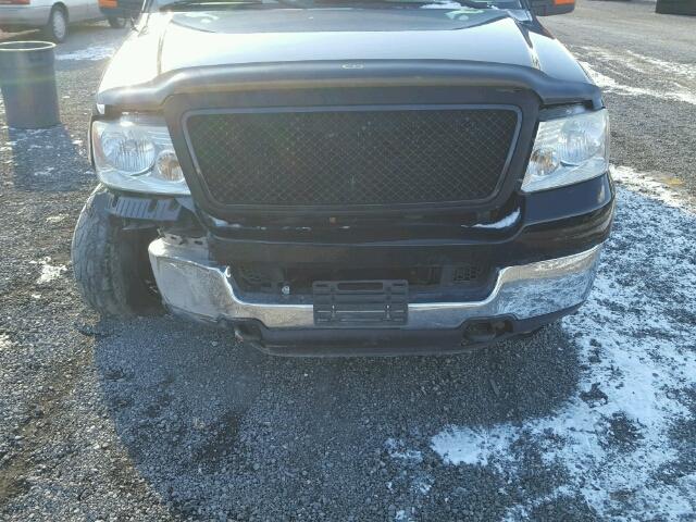 1FTPX14555NA32619 - 2005 FORD F150 BLACK photo 7