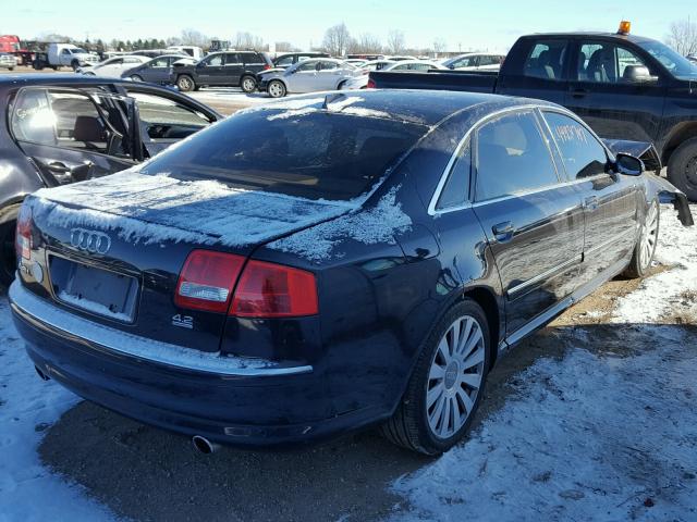 WAUML44E74N014151 - 2004 AUDI A8 L QUATT BLUE photo 4