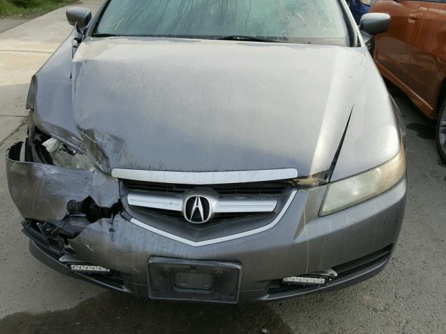 19UUA66275A050715 - 2005 ACURA TL GRAY photo 7