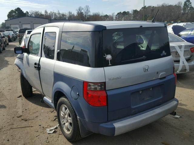 5J6YH18606L004951 - 2006 HONDA ELEMENT EX SILVER photo 3