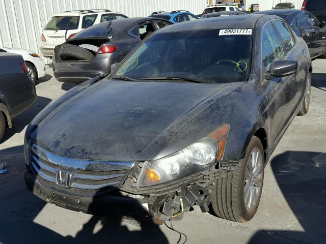 1HGCP3F86BA022882 - 2011 HONDA ACCORD EXL Szary zdjęcie 2