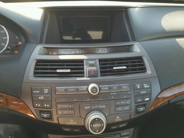 1HGCP3F86BA022882 - 2011 HONDA ACCORD EXL Szary zdjęcie 9