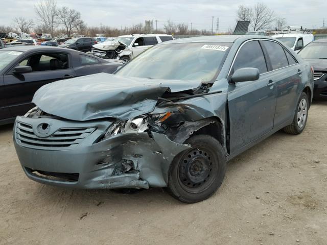 4T1BE46K19U893243 - 2009 TOYOTA CAMRY BASE GREEN photo 2