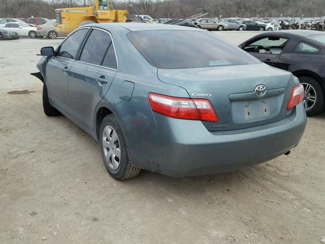 4T1BE46K19U893243 - 2009 TOYOTA CAMRY BASE GREEN photo 3