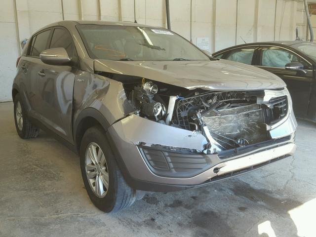 KNDPBCA25B7075412 - 2011 KIA SPORTAGE L GRAY photo 1