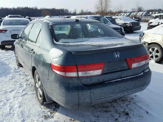 1HGCM56744A052851 - 2004 HONDA ACCORD EX GREEN photo 3