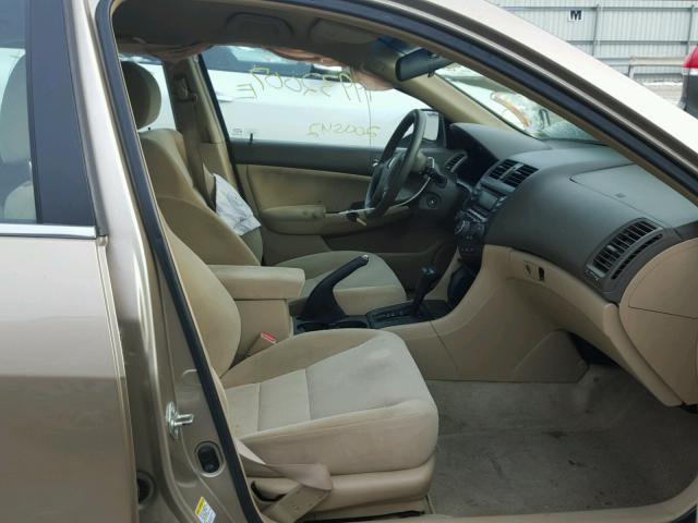 1HGCM56465A055886 - 2005 HONDA ACCORD LX GOLD photo 5