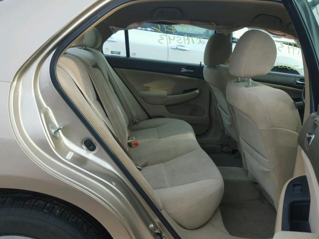 1HGCM56465A055886 - 2005 HONDA ACCORD LX GOLD photo 6