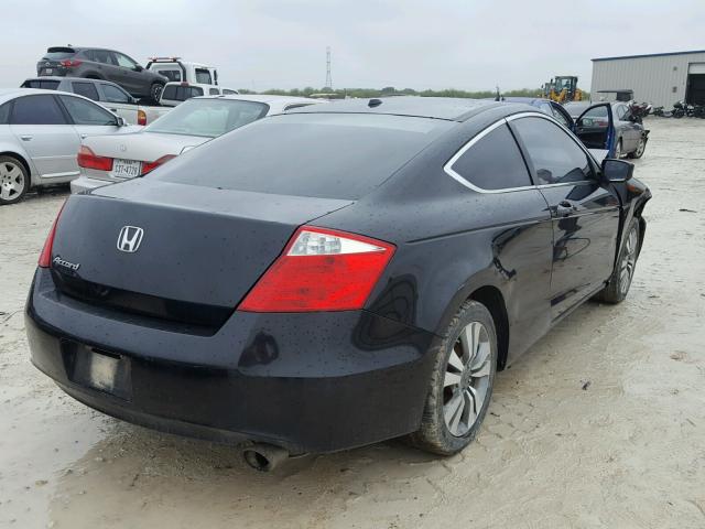 1HGCS12819A002395 - 2009 HONDA ACCORD EXL BLACK photo 4