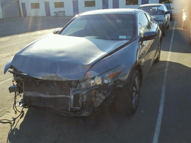 1HGCS12359A007619 - 2009 HONDA ACCORD LX GRAY photo 2