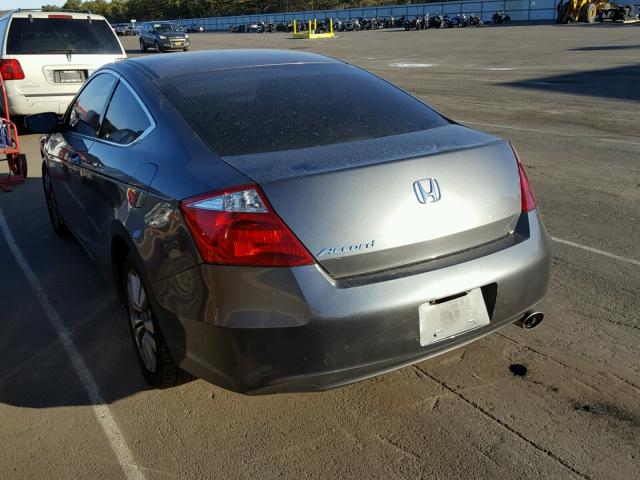 1HGCS12359A007619 - 2009 HONDA ACCORD LX GRAY photo 3