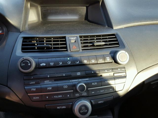 1HGCS12359A007619 - 2009 HONDA ACCORD LX GRAY photo 9