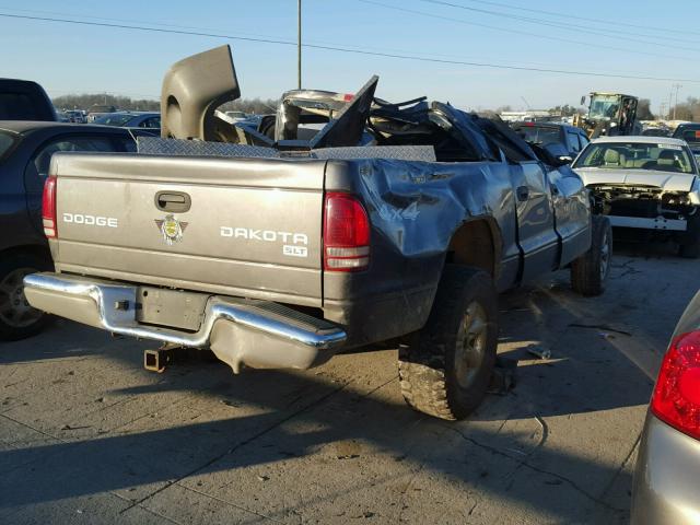 1D7HG48N54S664865 - 2004 DODGE DAKOTA QUA CHARCOAL photo 4