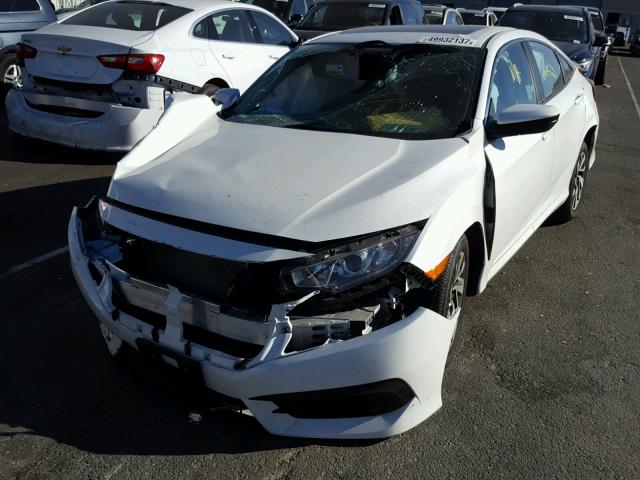 2HGFC2F75HH513769 - 2017 HONDA CIVIC EX WHITE photo 2