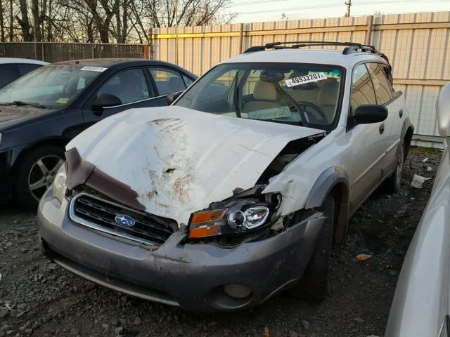 4S4BP61C957303871 - 2005 SUBARU LEGACY OUT WHITE photo 2