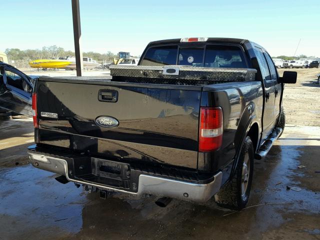 1FTPW12V66FB40104 - 2006 FORD F150 SUPER BLACK photo 4