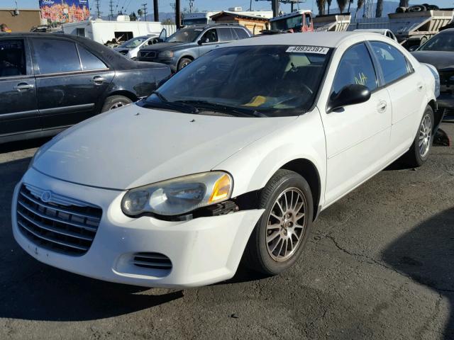 1C3EL46X14N367821 - 2004 CHRYSLER SEBRING LX WHITE photo 2