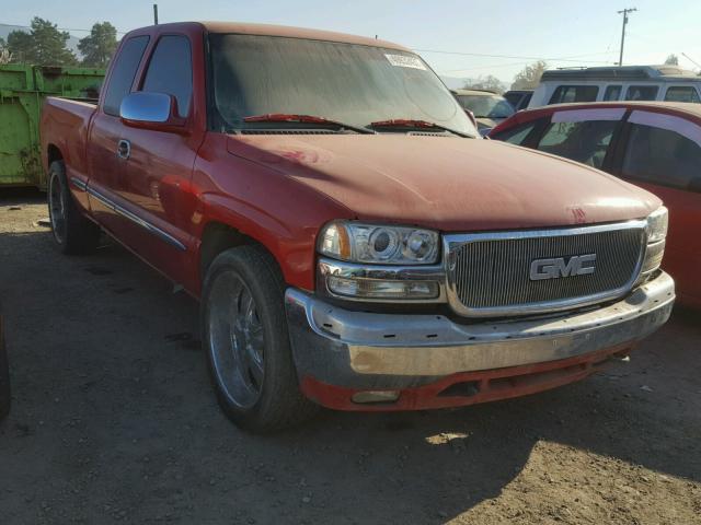 2GTEC19T8X1558659 - 1999 GMC NEW SIERRA RED photo 1