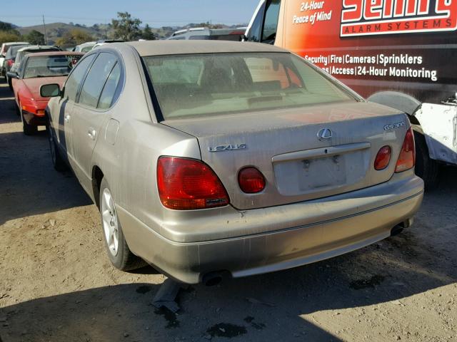 JT8BD69S610131633 - 2001 LEXUS GS 300 BEIGE photo 3