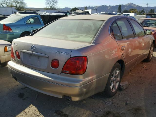 JT8BD69S610131633 - 2001 LEXUS GS 300 BEIGE photo 4