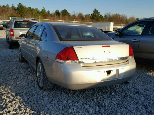 2G1WT58N589133118 - 2008 CHEVROLET IMPALA LT SILVER photo 3