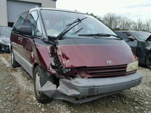 JT3AC11R1M0037616 - 1991 TOYOTA PREVIA DLX BURGUNDY photo 1