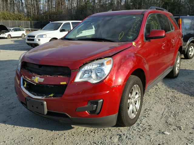 1GNFLFEK6EZ100533 - 2014 CHEVROLET EQUINOX LT RED photo 2