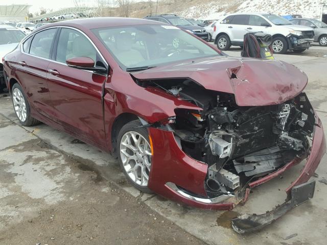 1C3CCCEGXGN118182 - 2016 CHRYSLER 200 C BURGUNDY photo 1