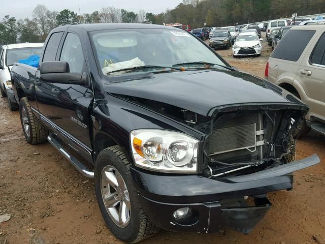 1D7HA18277S211762 - 2007 DODGE RAM 1500 S BLACK photo 1