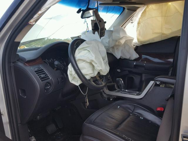 2FMDK52C29BA58229 - 2009 FORD FLEX SEL ვერცხლისფერი ფოტო 5