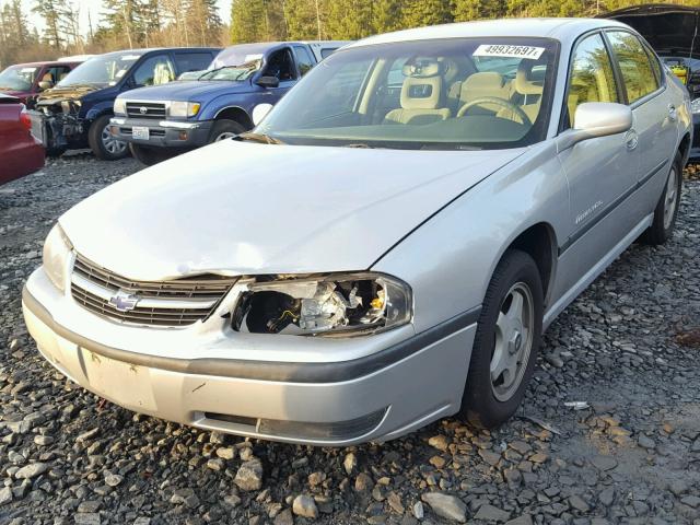 2G1WH55K429171314 - 2002 CHEVROLET IMPALA LS SILVER photo 2