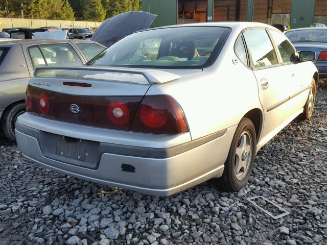 2G1WH55K429171314 - 2002 CHEVROLET IMPALA LS SILVER photo 4