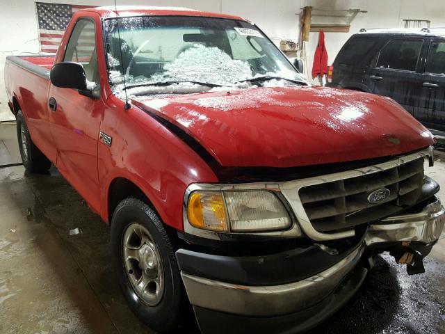 2FTRF17272CA79939 - 2002 FORD F150 RED photo 1