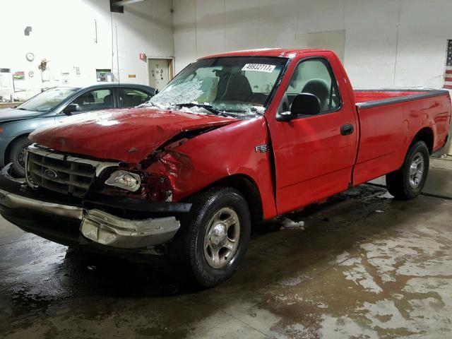 2FTRF17272CA79939 - 2002 FORD F150 RED photo 2