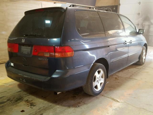 2HKRL1863XH506304 - 1999 HONDA ODYSSEY EX BLUE photo 4