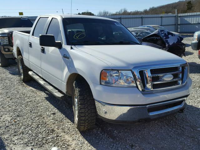 1FTPW14V98FA40305 - 2008 FORD F150 SUPER WHITE photo 1